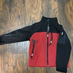 Kids Coat. No hood. Zip up. Size 7/8